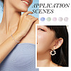 5 Strand 5 Colors Imitation Jade Glass Beads Strands EGLA-TA0001-51-7