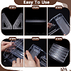 6-Tier PA Plastic Display Riser Stands for Mini Card DJEW-WH0028-002A-3