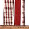 9 Yards 3 Styles Tartan Print Polyester Ribbon SRIB-C002-01G-4