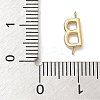 304 Stainless Steel Letter Connector Charms STAS-M108-01G-02-3