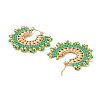 PVD Vacuum Plating 304 Stainless Steel Earrings STAS-D058-03G-01-2