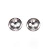 Tarnish Resistant 201 Stainless Steel Bead Caps STAS-F040-20D-P-1