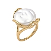 304 Stainless Steel with Acrylic Finger Rings RJEW-Z118-10G-2