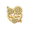 304 Stainless Steel Hollow Connector Charms STAS-Z069-05G-1
