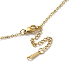 304 Stainless Steel Pendaant Necklaces NJEW-D047-01G-3