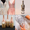 Glitter Resin Hotfix Rhinestone(Hot Melt Adhesive On The Back) OCOR-TA0002-02-40mm-13