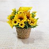 Silk Cloth Flower Pot PW-WG76924-01-1