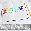 4Pcs 4 Style Stainless Steel Cutting Dies Stencils DIY-FG0002-20-1