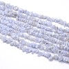 Natural Blue Lace Agates Strands LS-G-O049-B-18-1