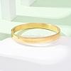 304 Stainless Steel Micro Pave Cubic Zirconia Bangles for Women BJEW-B161-02G-2