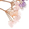 Natural Mixed Stone Chips Tree of Life Decorations DJEW-C016-02K-2
