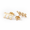 Number Earrings X-EJEW-F286-01F-G-2