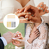 36Pcs 10 Styles Resin Spring Coil & EVA Ring Size Adjuster Sticker DIY-FH0008-32-6