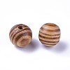 Round Natural Wood Beads WOOD-Q009-18mm-LF-2