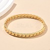 304 Stainless Steel Hinged Bangles for Women AJEW-P127-26G-2