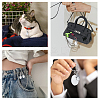 18Pcs Natural Quartz Crystal Keychains HJEW-CA0001-20-6