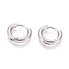 Tarnish Resistant Small Huggie Hoop Earrings for Girl Women EJEW-F111B-13mm-PA-1