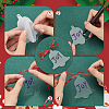 3 Sets 3 Style DIY Clear Acrylic Blank Pendant Decorations Making Kits DIY-WR0003-41-3