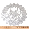 201 Stainless Steel 3D Rotating Hanging Wind Spinner STAS-B122-01P-07-3