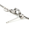 Non-Tarnish 304 Stainless Steel Add a Bead Adjustable Box Chains Bracelets for Women BJEW-M307-01A-P-3