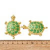 304 Stainless Steel Enamel Big Pendants X-STAS-L299-24G-04-3