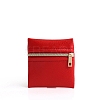 Square PU Leather Jewelry Gift Zipper Bags PW-WGB98FA-03-1