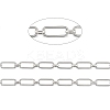 Tarnish Resistant Handmade 304 Stainless Steel Link Chains LS-CHS-M004-01P-2