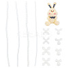 4 Sets 4 Style Polyoxymethylene(POM) Toy Skeleton Joint for DIY Plush Doll DIY-OC0009-34-1