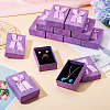 Rectangle Paper Jewelry Set Storage Gift Boxes with Bowknot CON-TAC0014-12B-6