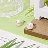 Valentine Presents for Her 925 Sterling Silver Ball Stud Earrings EJEW-D029-9mm-2-7