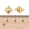 SHEGRACE Brass Round Links XGR0127G-123G-2