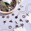 140Pcs 14 Styles Alloy Pendants ENAM-SZ0001-91-6