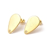 201 Stainless Steel Stud Earring Findings STAS-D244-27G-1