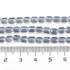 Electroplate Glass Beads Strands EGLA-D031-01-03-5