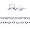 304 Stainless Steel Cable Chains CHS-K002-02-3mm-3