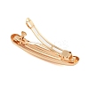 Alloy Hair Barrettes OHAR-H010-01B-KCG-3