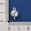 Brass Micro Pave Clear Cubic Zirconia Connector Charms KK-A230-06D-S-3