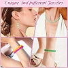 1000Pcs 40 Colors Baking Paint Imitation Jade Glass Round Beads DGLA-YW0001-32-6