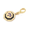 304 Stainless Steel Enamel Pendant Decoration STAS-S168-01G-01-2