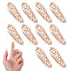 10Pcs Hollow Out Iron Fingers Nail Covers MRMJ-GL0001-20G-1