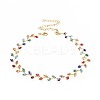 Glass Beads Necklaces NJEW-JN02499-1