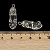 Transparent Resin Rhinestone Pendants RESI-Q021-01C-3