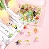 50Pcs Transparent Acrylic Pendants PALLOY-FS00043-02-7