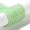 Baking Paint Transparent Glass Beads Strands X-DGLA-A034-J4MM-D02-1