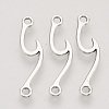Tibetan Style Alloy Links connectors TIBE-T009-01AS-RS-1