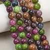 Natural Dyed White Jade Beads Strands GG-CBAEB22-B01-8mm-15-1