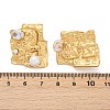 304 Stainless Steel Cubic Zirconia Stud Earrings EJEW-Z110-03G-01-5