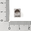 Tarnish Resistant 201 Stainless Steel European Beads STAS-M058-01X-P-3