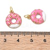 304 Stainless Steel Enamel Pendants STAS-K330-15G-3