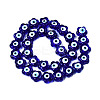 Handmade Evil Eye Lampwork Beads Strands LAMP-N029-008A-2